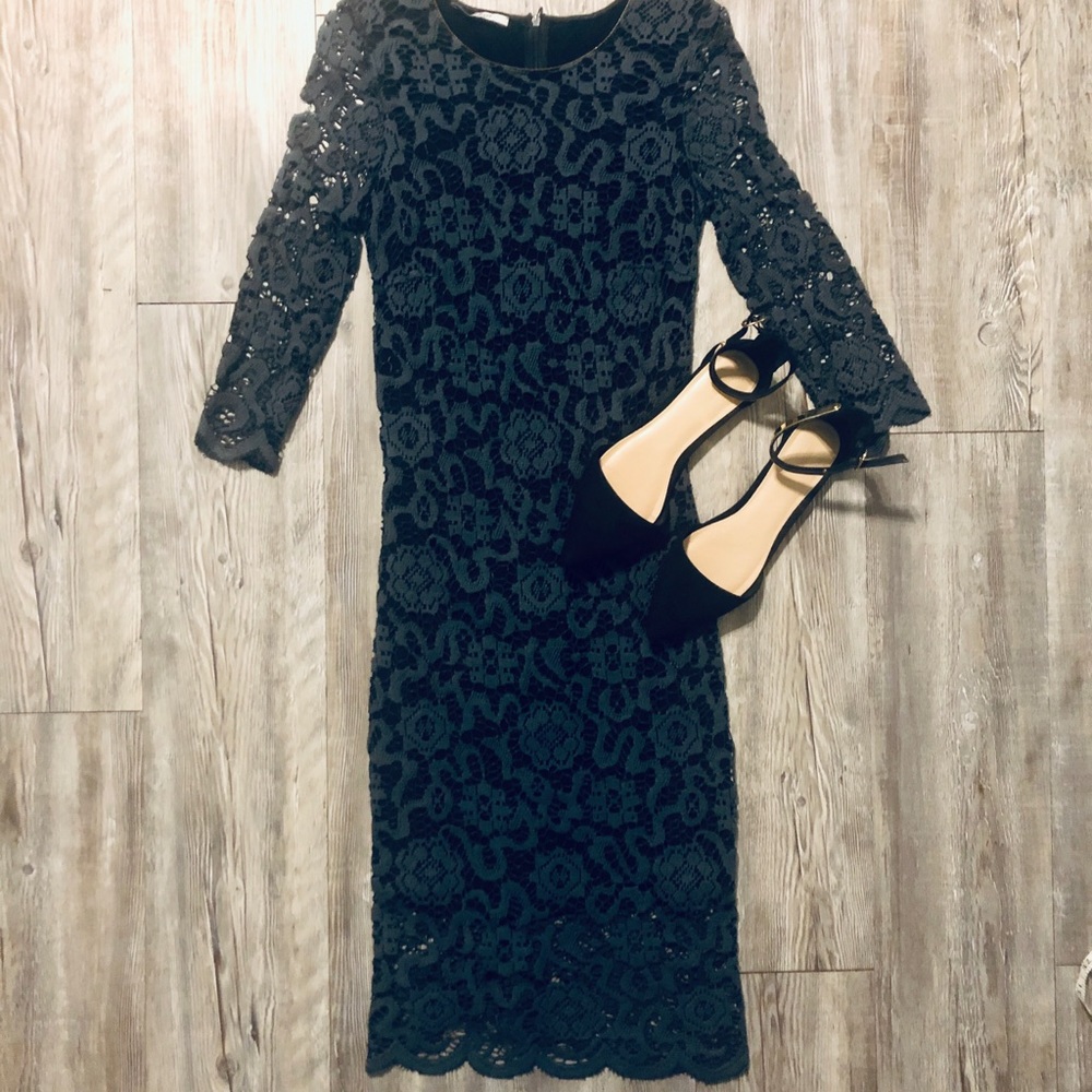 ✨ Sfizio grey lace dress | sz 6